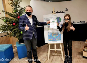 Nagrodzeni uczniowie z klasy 3B w Wojewódzkim Konkursie Ekologicznym